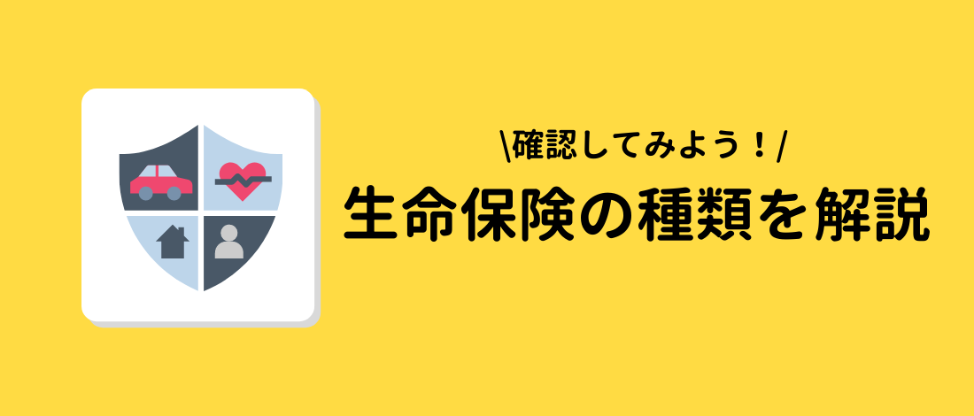 生命保険の種類を解説