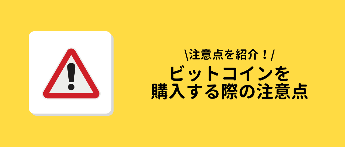 購入する際の注意点