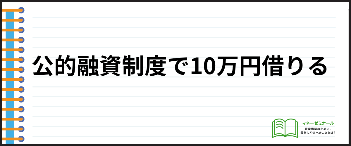 公的融資制度