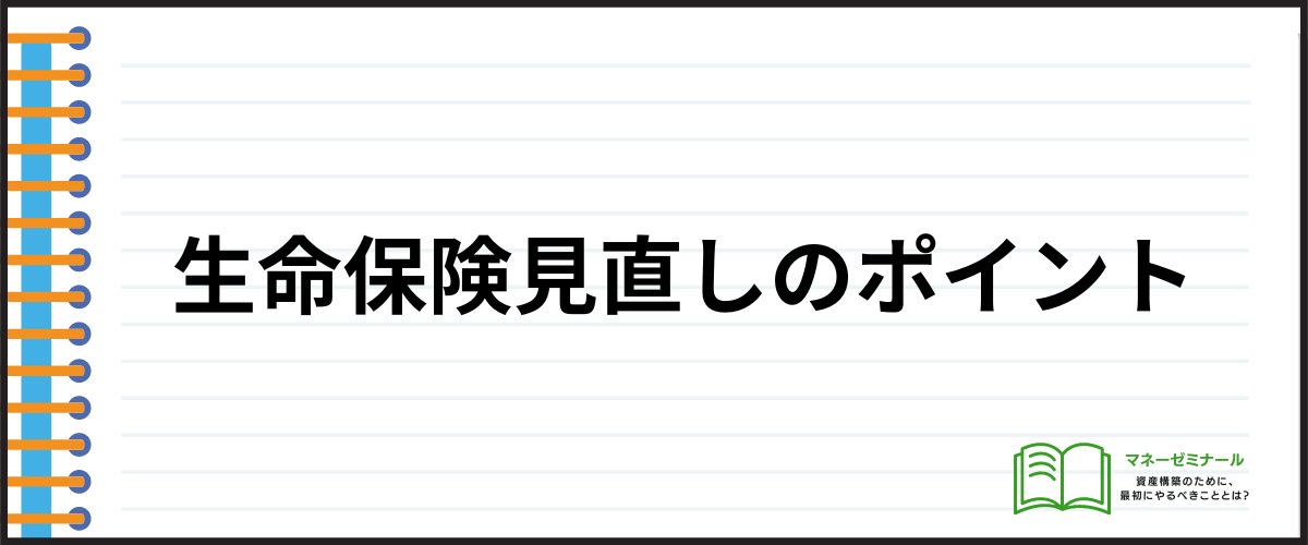 生命保険の見直し_ポイント