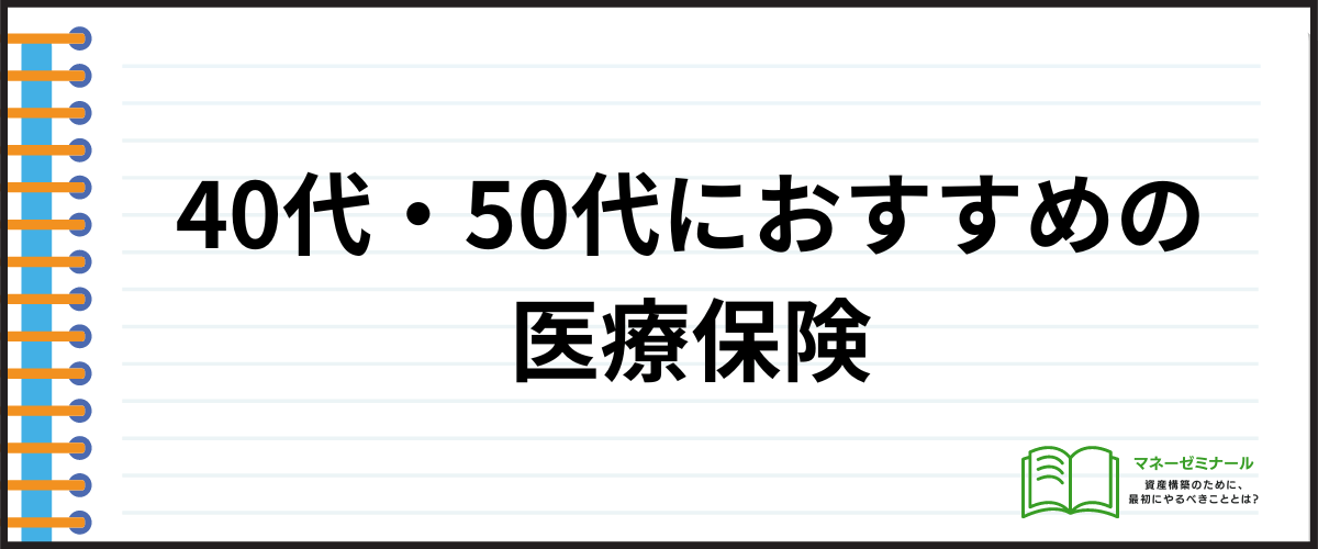 医療保険_比較_40代・50代