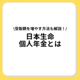 日本生命　個人年金